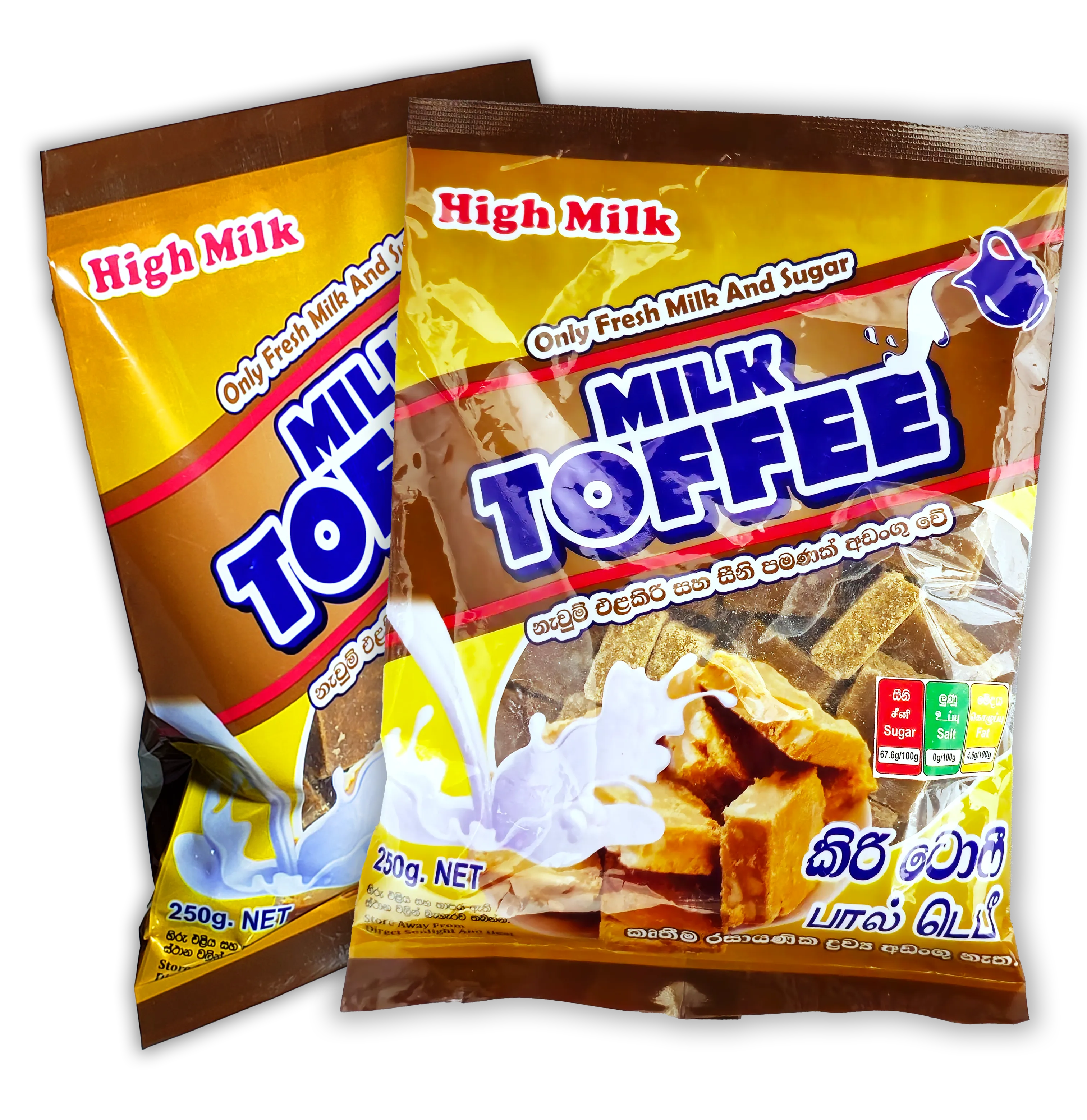 HighMilk Milk Toffee Packets